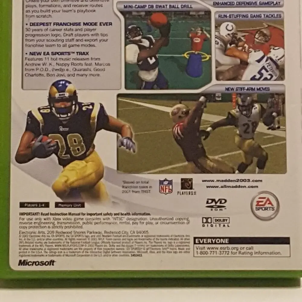 Madden NFL 2003 [Xbox]
